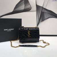 YSL爆款女士包包 聖羅蘭經典款復古龜紋壓花鏈條包 YSL肩背斜挎包 441972  jjh1066