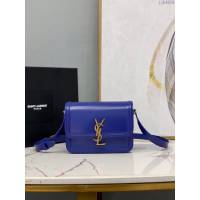 YSL爆款女士包包 聖羅蘭經典款MONOGRAM金屬旋扣大號郵差包 YSL肩背斜挎包 634305  jjh1076