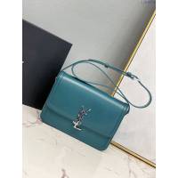 YSL爆款女士包包 聖羅蘭經典款MONOGRAM金屬旋扣大號郵差包 YSL肩背斜挎包 634305  jjh1079
