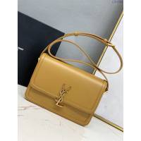 YSL爆款女士包包 聖羅蘭經典款MONOGRAM金屬旋扣大號郵差包 YSL肩背斜挎包 634305  jjh1081