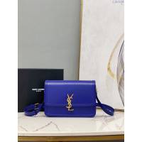 YSL爆款女士包包 聖羅蘭經典款MONOGRAM金屬旋扣大號郵差包 YSL肩背斜挎包 634305  jjh1110
