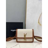 YSL爆款女士包包 聖羅蘭經典款MONOGRAM金屬旋扣郵差包 YSL肩背斜挎包 634305  jjh1111