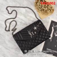 YSL聖羅蘭 2018新款黑色鏈條斜挎包 26594 YAS1002