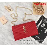 YSL聖羅蘭 爆款 魚子醬牛皮鏈條小包 可當手包用 26801 YAS1033