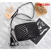 YSL聖羅蘭 冠軍產品 最新v格油蠟皮 鏈條斜挎包 57700 YAS1094