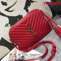 YSL聖羅蘭 冠軍產品 最新v格南非原版皮 鏈條斜挎包 57700-1  YAS1097