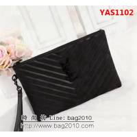 YSL聖羅蘭 最高版本 YvesSaintLaurent繡花線小牛皮手包 26619 YAS1102