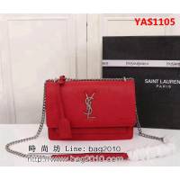 YSL聖羅蘭 爆款出擊 王子文同款原版牛皮SAINT LAURENT 前翻蓋手袋 可肩背斜挎 26606 YAS1105