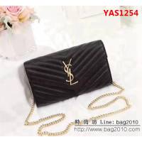 YSL聖羅蘭 火爆熱銷多功能款 球紋肩背鏈條包 可當手抓包 26593 YAS1254