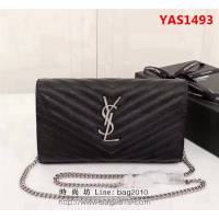 YSL聖羅蘭 爆款 魚子醬牛皮鏈條小包 可當手包用 26801 YAS1493