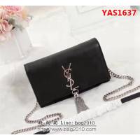 YSL聖羅蘭 爆款 原廠牛皮單肩斜挎鏈條包 26817 YAS1637