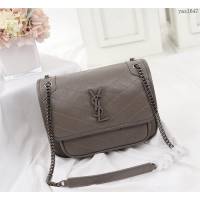 YSL女包 533037 正面翻蓋包 YSL標誌鏈條包 聖羅蘭斜挎包  yas1647