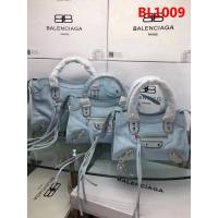 BALENCIAG巴黎世家 新款 小金釘 原版義大利進口山羊皮 手提單肩斜挎包  BL1009