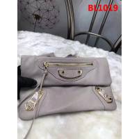 BALENCIAG巴黎世家 義大利進口山羊皮手抓包 原版品質 簡單時尚手包 配肩帶可斜挎  BL1019
