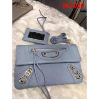 BALENCIAG巴黎世家 義大利進口山羊皮手抓包 原版品質 簡單時尚手包 配肩帶可斜挎  BL1020