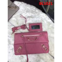 BALENCIAG巴黎世家 義大利進口山羊皮手抓包 原版品質 簡單時尚手包 配肩帶可斜挎  BL1021