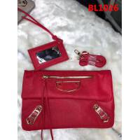 BALENCIAG巴黎世家 義大利進口山羊皮手抓包 原版品質 簡單時尚手包 配肩帶可斜挎  BL1026
