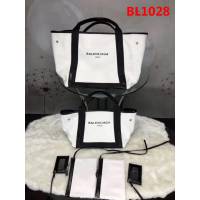 BALENCIAG巴黎世家 17春夏新款 NAVY CABAS 進口耐磨棉質帆布 子母購物袋  BL1028