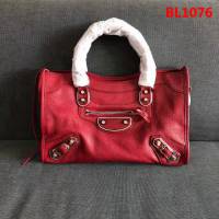 BALENCIAG巴黎世家 機車包 原版山羊皮包邊 銀色五金  可手提單肩斜跨  BL1076