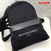 BALENCIAG巴黎世家 專櫃最新系列  Le Dix Money 帆布配牛皮 大號雙肩包  BL1098
