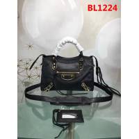 BALENCIAG巴黎世家 原版義大利進口山羊皮 小金釘 可單肩斜挎  BL1224