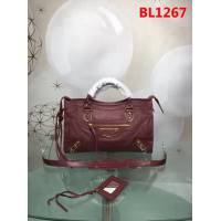 BALENCIAG巴黎世家 原版義大利進口山羊皮 小金釘 可單肩斜挎  BL1267