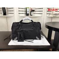 BALENCIAG巴黎世家 原單品質 經典機車 原版山羊皮銀邊 包邊五金款 手提肩背斜挎包  BL1414
