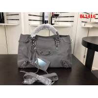BALENCIAG巴黎世家 原單品質 經典機車 原版山羊皮銀邊 包邊五金款 手提肩背斜挎包  BL1416