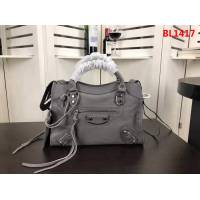 BALENCIAG巴黎世家 原單品質 經典機車 原版山羊皮銀邊 包邊五金款 手提肩背斜挎包  BL1417