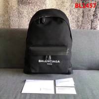 BALENCIAG巴黎世家 Le Dix Money 帆布配牛皮 雙肩包 大號  BL1457