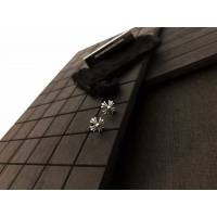chrome hearts銀飾 克羅心小十字花胸針 925銀 純手工藝 克羅心純銀胸花  gjc1572