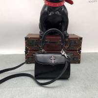 chrome hearts包 克羅心十字架 貝殼復古小挎包 925銀配件 克羅心手提包  gjc1973