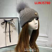 GUCCI古馳 百搭跑量款 2018秋冬 狐狸毛球毛線帽 LLWJ5780