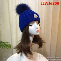 MONCIER蒙口 經典跑量款 毛線搭配狐狸毛球針織帽 LLWJ6209