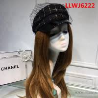 CHANEL香奈兒 原單2018專櫃新款 經典小香風呢子鴨舌軍帽 LLWJ6222