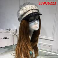 CHANEL香奈兒 原單2018專櫃新款 經典小香風呢子鴨舌軍帽 LLWJ6223