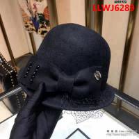 CHANEL香奈兒 百搭款 秋冬爆款 羊毛小盆帽 6881952 LLWJ6289