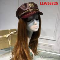 BUBBERRY巴寶莉 2018秋冬新款 洗水皮軍帽 LLWJ6325