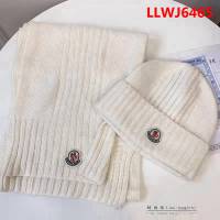 MONCIER蒙口 兔絨+羊絨針織圍巾帽子套裝 情侶款 男女同款 LLWJ6465