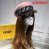 FENDI芬迪 新款 休閒百搭羊絨軍帽 LLWJ6610