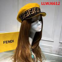 FENDI芬迪 新款 休閒百搭羊絨軍帽 LLWJ6612
