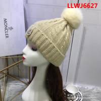 MONCIER蒙口 新品上架 高端羊毛配狐狸毛球 時尚百搭針織帽 LLWJ6627