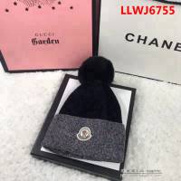 MONCIER蒙口 秋冬專櫃款 新款拼接針織毛線帽 LLWJ6755