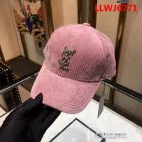 YSL聖羅蘭 跑量款 2018秋冬新款棒球帽 燈芯絨鴨舌帽 6881956 LLWJ6771