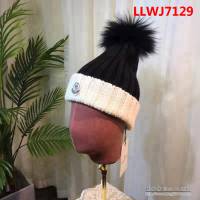 MONCIER蒙口 跑量款 經典火爆 毛線配狐狸毛球針織帽 LLWJ7129