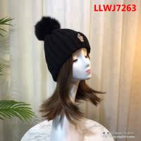 MONCIER蒙口 全新改良款 跑量款 經典火爆毛線配狐狸毛球針織帽 LLWJ7263