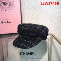 FENDI芬迪 爆款 網紅款 時尚百搭格子八角軍帽 LLWJ7459