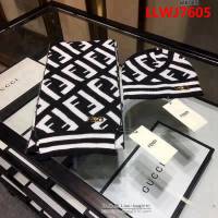 FENDI芬迪 官網最新羊毛針織帽子圍巾套裝 男女同款 6882006 LLWJ7605