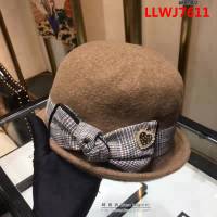 DIOR迪奧 韓版專櫃代購休閒款 秋冬羊毛圓頂禮帽 高端時尚盆帽 6882002 LLWJ7611
