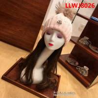 MONCIER蒙口 原單兔絨+羊絨配狐狸毛球百搭款帽子 情侶款 LLWJ8026